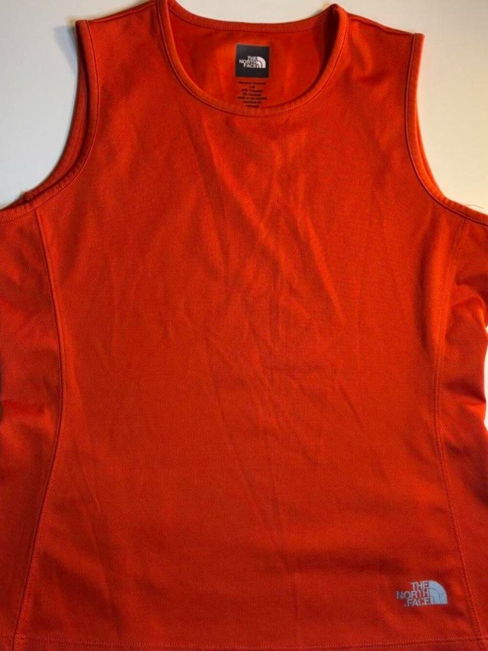 The North Face orange tank top